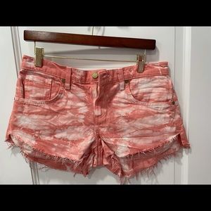 Ramy Brook tie dye Jean shorts